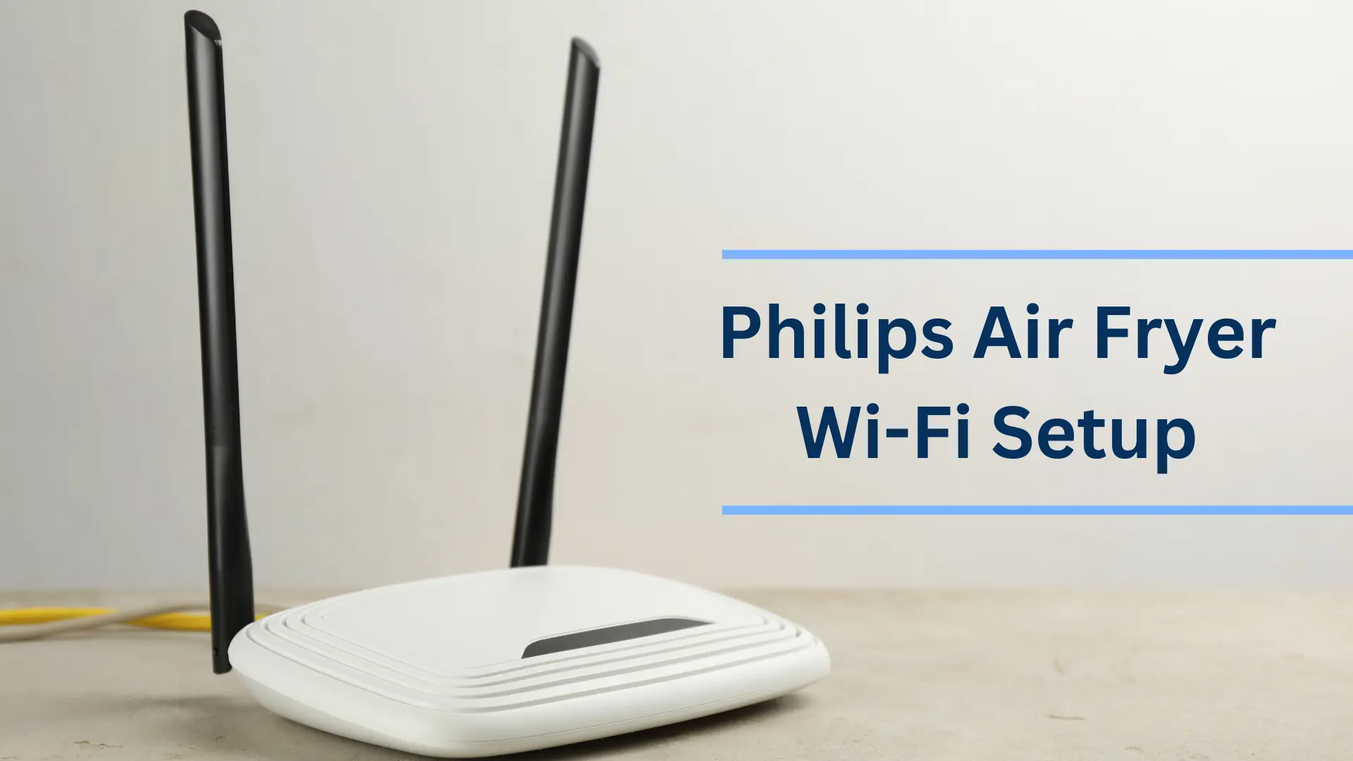 Philips Air Fryer Wifi Setup