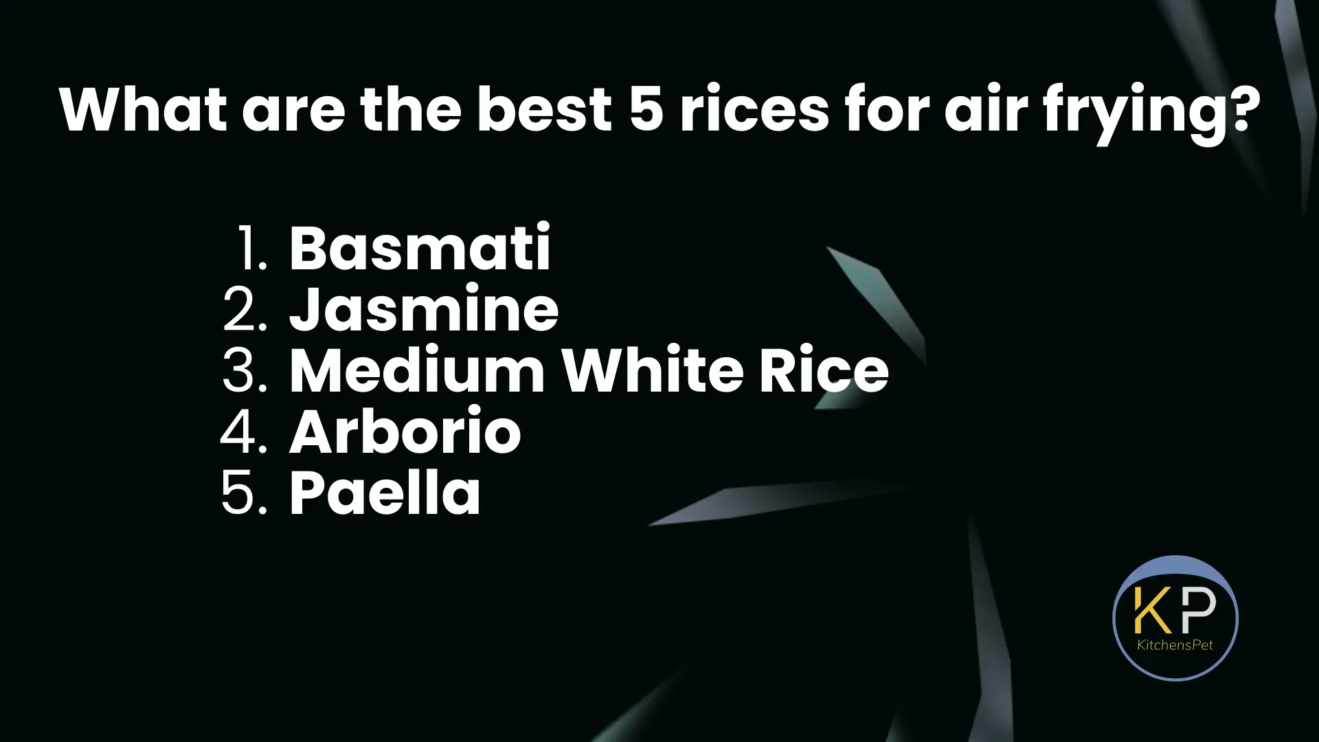 Best 5 Rice to Cook in Air Fryer